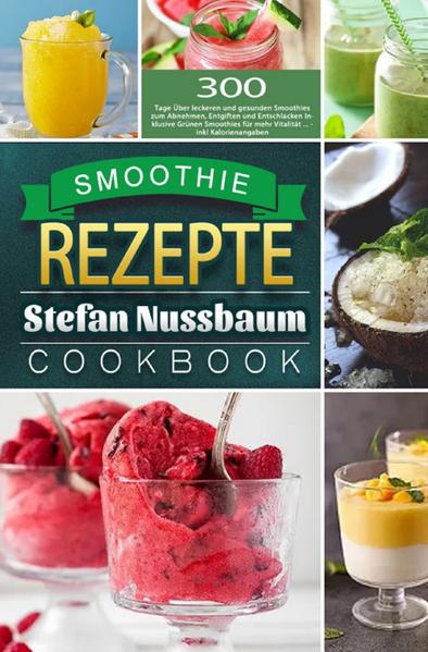 300 Tage Inkl. ausführlichen Nährwert- und Mineralstoffangaben der verwendeten Zutaten. Erleben Sie einen bunten Streifzug durch die Welt der gesunden Smoothies. Sophia Eggers hat in diesem Buch ihre besten Rezepte für vegane Smoothies, grüne Smoothies und Superfood-Smoothies zusammengestellt. Denn Smoothies sind ideal für eine gesunde Ernährung und enthalten jede Menge Vital- und Mineralstoffe. Sie helfen beim Abnehmen, beim Entschlacken und Entgiften, sorgen für ein rundum tolles Wohlbefinden und schmecken beiläufig auch noch sehr gut.