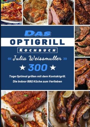 Sie haben sich neulich einen Optgrill zugelegt oder besitzen seit längerer Zeit einen und sind nun auf der Suche nach dem geeinetem Kochbuch? Der Optigrill erfreut sich in letzter Zeit, wegen seiner vielseitigen Einsetzbarkeit, großer Beliebtheit. Und das zurecht. Mit dem Optgrill sind Sie in der Lage, neben klassichen Fisch- und Fleischrezepten, auch Dinge wie Sandwiches, Paninis, Teigtaschen, Aufläufe und vieles mehr zuzubereiten.Der Optigrill ist ein elektrischer Grill, den Sie jeder Zeit verwenden können.Die Grillplatten werden über elektrische Heizstäbe erhitzt. Dadurch, dass der Grill somit weder Kohle noch Gas benötigt, können Sie Wetter und Temperatur unabhängig grillen. Dabei misst der Optigrill die Dicke des Grillguts und passt die Garzeit entsprechend an. Durch einen Lichtindikator wird Ihnen der aktuelle Garzustand des Grillguts angezeigt. Dank dieser Funktion ist es möglich Fleisch, Gemüse, Fisch, Sandwiches und vieles mehr auf den Punkt genau zu grillen und zu genießen. Der Optigrill bietet Ihnen außerdem die Möglichkeit besonders fettarm zu grillen, da für die Gerichte kein zusätzliches Bratfett verwendet werden muss. Der Grillvorgang wird durch den intuitiven Grillassistenten sehr erleichtert denn dieser gibt Ihnen Schritt für Schritt an, wie Sie Ihre Zutaten auf den Punkt genau grillen. Mit bis zu 12 automatischen Programmen haben Sie endlos viele Möglichkeiten Ihr Produkt nach Ihren individuellen Vorstellungen zuzubereiten. Der Grill bietet Ihnen sowohl die Möglichkeit das Grillgut scharf anzubraten als auch zu backen oder nur leicht zu rösten.