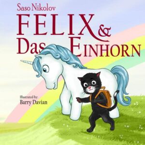 Der Findel- Kater Felix ist ein Glückskind! Liebevoll nimmt ihn ein Bauer auf seinem bunten Hof auf. Als eines Tages Fremde von einer magischen Stadt namens Transonia erzählen, fast er den Entschluss, sich auf die Reise zu begeben, fest entschlossen diese geheimnisvolle Stadt zu finden. Auf seinem Weg trifft er viele Freunde und erlebt spannende und aufregende Abenteuer. Sein Glück scheint perfekt, als er dem jungen Einhorn Blue Snow in einem Zauberwald begegnet. 73 Seiten 33 Wunderschöne vollflächige Illustrationen Spannende und lehrreiche Abenteuer Testimonial Nadine Offermann, Psychotherapeutin: "Dieses Buch ist eine weitere Unterstützung Kinder auf ihrem Weg in das Abenteuer „Leben“ zu begleiten. Spielerisch und phantasievoll wird der Umgang mit Widrigkeiten erläutert. Es ermutigt hinter jeder Herausforderung eine Chance zu sehen." Mehr zum Buch auf der Webseite: https://felixunddaseinhorn.de