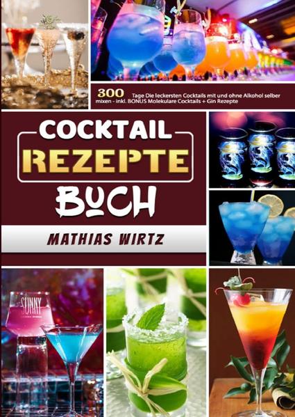 300 Tage Rezepte für unschlagbar leckere Cocktails: Werden Sie zum ultimativen Barkeeper, holen Sie sich Ihren Lieblingsdrink im Handumdrehen nach Hause und beeindrucken Sie Familie und Freunde mit kreativen Eigenkreationen! Sie möchten, dass Ihre nächste Party der absolute Knaller wird und Ihre Gäste noch Wochen später von Ihren Cocktail-Künsten sprechen? Sie würden gerne Ihre Freunde bei einem geselligen und spaßigen Abend mit atemberaubenden Drinks verwöhnen? Sie wollen sich ein luxuriöses Urlaubsfeeling für die ganze Familie nach Hause holen? Dann ist dieses Rezeptbuch wie für Sie gemacht! Eröffnen Sie Ihre Cocktailbar in den eigenen vier Wänden und zaubern Sie mit den 150 einfachen Schritt-für-Schritt Anleitungen aus diesem Buch den perfekten Drink für jeden Anlass! Egal ob zeitlose Klassiker, ausgefallene Neukreationen oder alkoholfreier Genuss - die Möglichkeiten sind grenzenlos!