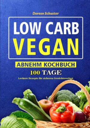 Low Carb Vegan Rezepte - Vegan Kochbuch ❌ über 100 Tage Rezepte❌ Low Carb Vegan - So macht das Abnehmen ohne Sport viel Freude Viele Menschen wollen das Gleiche: Abnehmen ohne viel Mühe und abnehmen, ohne Sport treiben zu müssen. Gesund abnehmen wäre auch noch ideal, denn wenn, dann soll schon alles stimmen. Wie aber kann man genau dies für sich erreichen? Ganz einfach, indem man sich für das Low Carb Vegan Kochbuch entscheidet. Dies möchten wir Ihnen gerne näher erklären. Die Low Carb Diät ist im Moment absolut im Trend, weil die Menschen davon ausgehen, sich gesund zu ernähren und doch einige Kilos loszuwerden. Dies ist auch nicht so ganz verkehrt, obwohl es auf Dauer nie gut ist, sich nur den tierischen Fleisch- und Milchprodukten zuzuwenden. Dies muss so einfach einmal gesagt werden. Eine perfekte Alternative hingegen wäre die Low Carb Vegan Ernährung.