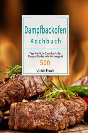 Sie besitzen einen Dampfbackofen oder möchten sich einen zulegen? Ein Dampfbackofen ist ein äußerst beliebter Alltagshelfer für jede Küche. So sprechen jedenfalls Besitzer eines solchen Ofens. Hier muss man sagen, dass ist absolut richtig, denn er lässt sich vielseitig einsetzen und zudem ist er einfach zu bedienen. Ein wahrer ALLESKÖNNER in der Küche ! In diesem Buch haben wir Ihnen zahlreiche sowie abwechslungsreiche Rezepte für Ihren Dampfbackofen zusammengestellt. In diesem Buch erfahren Sie unter anderem: Was ein Dampfbackofen ist und wie er funktioniert. Was dieses Küchengerät so einzigartig und genial macht. Die Vorteile eines Dampfbackofens im Detail.