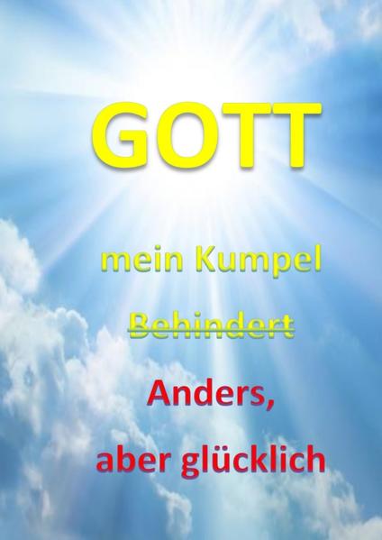 Lange hat Adam gar keine Ahnung, was das überhaupt ist, "behindert". Er wächst mit einem stark belastenden Handicap auf, ist dabei aber glücklich und zufrieden. Gott wird sein bester Kumpel, der ihm immer beisteht und aus jeder Notlage hilft. Die Ärzte sagen Adam eine düstere Zukunft voraus, was ihn aber nicht weiter stört, denn Gott ist sein ständiger Begleiter und wirkt Wunder. Sehr humorvoll und selbstironisch erzählt Adam aus seinem Leben mit Gott und lässt dabei auch seine schweren und harten Zeiten nicht aus. Von witzigen bis hin zu tragischen Situationen: Gott weicht nicht von seiner Seite, denn Gott ist sein Kumpel und Adam ist anders, aber glücklich!