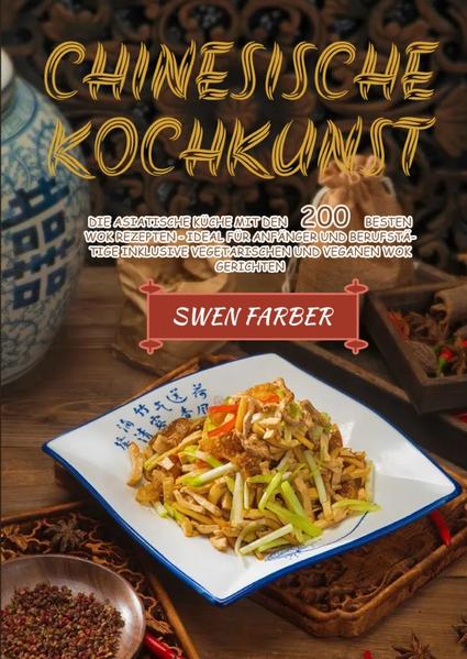 CHINESISCHE KOCHKUNST:Die asiatische Küche mit den 200 besten Wok Rezepten - ideal für Anfänger und Berufstätige inklusive vegetarischen und veganen Wok Gerichten Chinesisch Kochen für jedermann - einfach und lecker Die chinesische Kochkunst ist so vielfältig wie das Land selbst. Von kalten bis richtig heißen Regionen ist von allem etwas dabei. So erstreckt sich auch die chinesische Küche von einfachen Arbeitergerichten bis hin zu hochwertig und aufwändig zubereiteten Mahlzeiten. Und chinesisch Kochen ist nicht mal schwer, auch absolute Anfänger werden sich in diesem Buch zurecht finden. Anfänger brauchen keine Angst haben Wer sich noch nie in seiner eigenen Küche bewiesen hat und nun direkt chinesisch kochen möchte macht genau den richtigen Schritt. Informieren und umsetzen. So läuft es doch mit allen Rezepten. Und es ist bekanntlich noch nie ein Meister vom Himmel gefallen. Manche Rezepte sind vielleicht umfangreicher, aber deshalb nicht zwangsweise schwieriger. Mit diesem Buch macht man jedenfalls alles richtig.