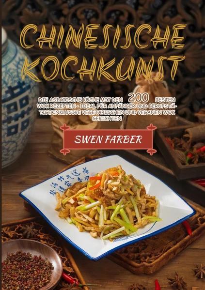 CHINESISCHE KOCHKUNST:Die asiatische Küche mit den 200 besten Wok Rezepten - ideal für Anfänger und Berufstätige inklusive vegetarischen und veganen Wok Gerichten Chinesisch Kochen für jedermann - einfach und lecker Die chinesische Kochkunst ist so vielfältig wie das Land selbst. Von kalten bis richtig heißen Regionen ist von allem etwas dabei. So erstreckt sich auch die chinesische Küche von einfachen Arbeitergerichten bis hin zu hochwertig und aufwändig zubereiteten Mahlzeiten. Und chinesisch Kochen ist nicht mal schwer, auch absolute Anfänger werden sich in diesem Buch zurecht finden. Anfänger brauchen keine Angst haben Wer sich noch nie in seiner eigenen Küche bewiesen hat und nun direkt chinesisch kochen möchte macht genau den richtigen Schritt. Informieren und umsetzen. So läuft es doch mit allen Rezepten. Und es ist bekanntlich noch nie ein Meister vom Himmel gefallen. Manche Rezepte sind vielleicht umfangreicher, aber deshalb nicht zwangsweise schwieriger. Mit diesem Buch macht man jedenfalls alles richtig.