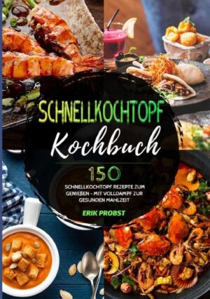 Bringen Sie mit Hilfe des Schnellkochtopfes endlich mehr Genuss & gesünderes Essen in Ihre Küche! Sie sind daran interessiert, Lebensmittel mit dem Schnellkochtopf zuzubereiten? Sie haben sich vielleicht schon einen Schnellkochtopf gekauft und sind nun auf der Suche nach einem geeigneten Informations- und Rezeptbuch? Die Dampfgarmethode ist eine, seit langer Zeit bekannte Technik, um Lebensmittel schonender zuzubereiten. Des Weiteren ist das Dampfgaren eine Veredlungsmethode, die den Lebensmitteln einen noch besseren & intensiveren Geschmack gibt. In diesem Ratgeber möchten wir Sie in die Welt des Dampfens mitnehmen und Ihnen die vielseitigen Rezepte vorstellen, die der Schnellkochtopf zu bieten hat.