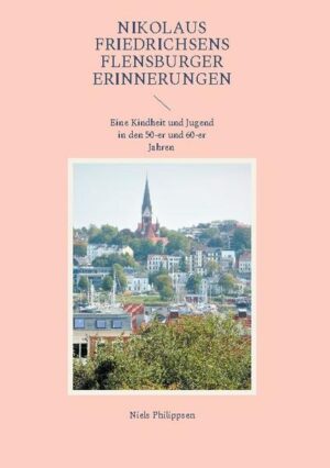 Flensburg in den 50-er Jahren: Nach den Schrecken und Entbehrungen des Zweiten Weltkriegs und den Wirren der Nachkriegszeit hoffen die Menschen auf Sicherheit und Normalität. Auch viele "Flüchtlinge" hat es in die Stadt verschlagen. Erst allmählich verbessert sich die allgemeine Lebenssituation und die Jahre des "Wirtschaftswunders" beginnen. In diese Zeit hinein wird Nikolaus Friedrichsen geboren, genannt Nick oder Nicki. Die Familie lebt in einfachen Verhältnissen in der Wohnküche und drei Zimmern mit Ofenheizung. Aus Nicks Sicht erfahren wir, wie er allmählich seine kleine Welt erobert und auf die Suche nach seinem Platz im Leben geht. Es gibt viel Interessantes, Kurioses und teilweise auch Erschreckendes zu entdecken. Zahlreiche Einzelheiten bilden den Hintergrund der kleinen Erlebnisse: Die Straßenbahn, der erste Fernseher, Schulkindergarten und Schule, Micky-Maus-Hefte oder Elvis Presley, der 1958 in Bremerhaven als Soldat von Bord geht. Dann die 60-er Jahre: Eine neue Wohnung, eine andere Schule (diesmal ohne Schläge), neue Freunde und plötzlich ganz andere Interessen. Die Zeit der "Beat-Musik" beginnt, aber der Wunsch nach Beatles-Stiefeln und Lee-Jeans mit Schlag bleibt unerfüllt. Die erste Beatles-LP, das Tonbandgerät, die Konfirmandenzeit oder Episoden bei den Pfadfindern und im Hockey-Verein begleiten Nicks Weg genauso wie Klassenfahrten, die Tanzstunde und erste Erfahrungen mit der Arbeitswelt. Das Buch zeigt in 40 kleinen Kapiteln das Bild einer vielleicht typischen Kindheit und Jugend der 50-er und 60-er Jahre. Ob in Flensburg oder anderswo: Es gibt sicher die eine oder andere Parallele zur eigenen Kindheit und Jugend zu entdecken.