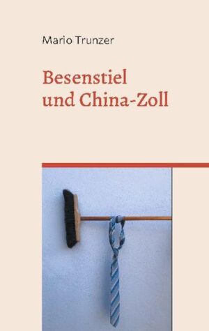 Besenstiel und China-Zoll - Fast keine Biographie aber beinahe Memoiren aus dem (Berufs-) Leben eines Allgäuers Ein Tieffliegerangriff im Allgäu, eine Postkarte aus Jalta, Pilze sammeln mit dem Helikopter, ein Bundeswehrbergschuh in Österreich, Schuhplattler in Melbourne, ein Traktat über Blätterteigkekse, ein Verhör beim chinesischen Zoll in Tianjin, Warten auf den Shinkansen in Japan, Freundschaft auf einem Schrottplatz in Buenos Aires oder Vertragsverhandlungen im Palast eines arabischen Scheichs. Ein bunter Strauß aus dem (Berufs-) Leben eines Allgäuers, verpackt in Erzählungen und Anekdoten. Der Blick richtet sich auf Menschen, Kulturen und Momente. Humor und eine Prise Ironie, wo immer angebracht, würzen kleine Abenteuerreisen in die Geschichte und in ferne Länder ebenso wie in die nächste Umgebung. Ungewohnte Kulturen und erstaunliche Einblicke findet man nicht nur im Ausland.