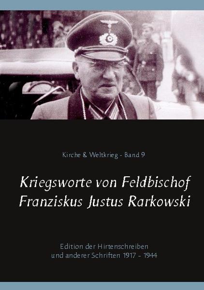 Vorgelegt wird hier die erste vollständige Edition der Kriegsschriften von F.J. Rarkowski (1873-1950), einschließlich seiner "Divisions-Chronik" von 1917 und der meist unterschlagenen Beiträge zum Soldatenblatt "Glaube und Kampf". Den Hirtenbriefen waren feierliche Einleitungsformeln vorangestellt: "Franziskus Justus, durch Gottes Barmherzigkeit und des Hl. Apostolischen Stuhles Gnade Titularbischof von Hierocaesarea, Katholischer Feldbischof der Wehrmacht, entbietet der hochwürdigen Wehrmachtgeistlichkeit und allen deutschen Wehrmachtangehörigen katholischen Glaubens Gruß und Segen im Herrn!" Der Oberste Befehlshaber der Wehrmacht, Adolf Hitler, galt dem Militärbischof als höchste weltliche Autorität: "Unsere Feinde, gegen die wir nunmehr den deutschen Lebensraum zu verteidigen haben", wollten "die Vernichtung all dessen, was unser Führer geschaffen hat". Diese im Auftrag der katholischen Friedensbewegung erarbeitete Quellenedition verweist auf den nahen Zusammenbruch der apologetischen Kirchengeschichtsschreibung. Sie wird ergänzt durch Beiträge von zwei Autoren, die sich schon 1976/77 mit der Spitze der Wehrmachtseelsorge befasst haben. Johannes Apold legte für seine Untersuchung damals eine nahezu vollständige Archivsammlung der Hirtenschreiben an. Der Theologe und pax christi-Pionier Heinrich Missalla (1926-2018) erschloss weitere Quellen und veröffentlichte die erste Auswahl von Schriften Rarkowkis. Kirche & Weltkrieg-Band 9 (Herausgegeben von Peter Bürger, im Auftrag von pax christi)