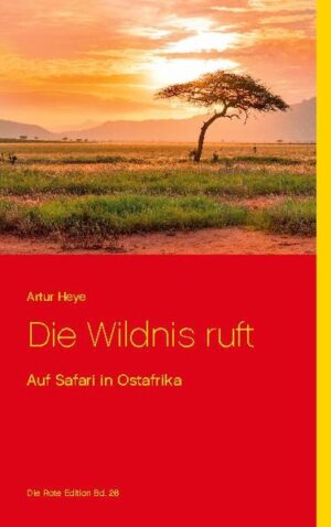 Ende April des Jahres 1913 stieg der Autor Heye in Nairobi aus dem Zug der Urgandabahn, der damals zweimal in der Woche von Kisumu am Victoriasee nach Mombasa am Indischen Ozean fuhr, sagte »Uff!« und reckte die von sechsundvierzig Fahrstunden steif gewordenen Glieder. Hinter ihm her torkelte, mit verschlafenem Gesicht und mit einer Menge von Foto- und Handkoffern beladen, sein getreuer schwarzer Diener Tumbo. So beginnt Heyes abenteuerliche Safari in die Wildnis Afrikas, um die reiche und bunte Tierwelt zu erleben und mit beeindruckenden Aufnahmen wieder zurückzukehren. Ob ihm das gelingt und welche Hindernisse sich ihm in den Weg stellen, darüber berichtet der Autor in diesem Buch.