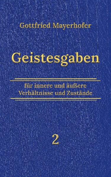 Neben seinen großen Hauptwerken "Predigten des Herrn", "Schöpfungsgeheimnisse" und "Lebensgeheimnisse" durfte Gottfried Mayerhofer noch zahlreiche kleinere Kundgaben vom Herrn empfangen, die im Laufe der Jahrzehnte in vielen verschiedenen und längst vergriffenen Schriften veröffentlicht wurden. Diese "Nebenworte" wurden nun in zwei umfangreichen Bänden chronologisch zusammengetragen und neu herausgegeben.