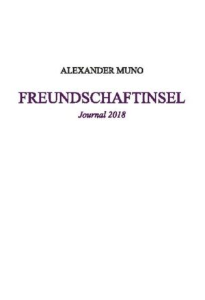 Wo liegt der Unterschied zwischen Freundschaft und Liebe? Gibt es fließende Übergänge? Kann das eine sich in das andere verwandeln? Braucht Zuneigung überhaupt solche Definitionen? - Das Nachdenken über diese Fragen ist ein wiederkehrendes Motiv dieses Tagebuches aus dem Jahr 2018