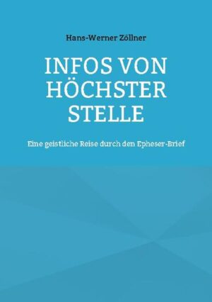 Informationen von höchster Stelle sind meist sehr wichtig. Das gilt besonders für die Informationen, die uns im Brief des Paulus an die Gemeinde in Ephesus mitgegeben wurden. Ein Brief, der als Rundschreiben vermutlich in allen christlichen Gemeinden im damaligen Kleinasien vorgelesen wurde, und wichtige Informationen darüber enthielt, wie die Nachfolger Jesu ihren Glauben in einer multireligiösen Umwelt leben können. An dieser Stelle setzt auch dieses Buch an, im Blick auf die Nachfolger Jesu in der heutigen Zeit. Da die einzelnen Themen ursprünglich als Predigten verfasst wurden, ist der Stil einer Rede bewusst beibehalten worden. Dadurch haben Sie die Möglichkeit, tief in die Ausführungen einzutauchen, und werden dabei durch die persönliche Anrede in Ihrem Glauben herausgefordert. Machen Sie sich also bereit für eine geistliche Reise durch den Brief des Paulus an die weltweite Christenheit, bei der Sie an vielen Stellen erleben werden, wie sich die Worte Gottes aus der Bibel auf die geistliche Reise Ihres persönlichen Alltags anwenden lassen. Sie dürfen gespannt sein auf einen Dialog mit dem Apostel, Missionar und Gemeindegründer Paulus, in dem er Ihnen durch seine "Infos von höchster Stelle" eine ganze Menge Lebenshilfe weitergeben wird.