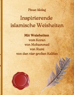 In diesem Buch finden Sie spirituelle Weisheiten aus dem Koran und von großen islamischen Persönlichkeiten vor. Jeder kann sich von den Lebensweisheiten inspirieren lassen und neue Ansichten gewinnen. Die Weisheitsperlen können eine Bereicherung im Leben sein und stehen Ihnen als verborgene Schätze aus dem islamischen Raum zur Verfügung. Hierbei handelt es sich ausschließlich um schöne Lebensweisheiten, die als Inspirationsquelle dienen. Sie werden bei der Lektüre feststellen, dass es auch im Islam universelle Weisheiten gibt. Möge dieses Werk dazu beitragen, dass sich die Kulturen etwas mehr einander nähern, sich austauschen und voneinander lernen.
