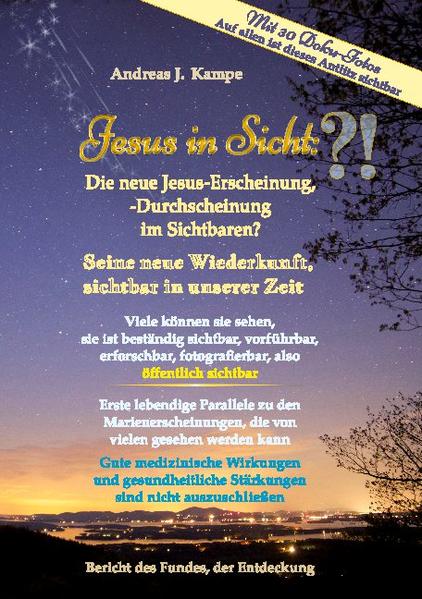 Jesus neu in Sicht? Seine Wiederkunft in unserer Zeit? Kein Bild, sondern eine Durchscheinung, erforschbar echt. Es wurde nun mehrfach bestätigt: Ein schweigendes, stilles Antlitz ist zu sehen, sichtbar rund um die Uhr, andauernd. Wo? Auf einer Luftaufnahme von Hamburg, die zu einem Poster gedruckt wurde, also vergrößert ist. Auf dieser Luftaufnahme=Ablichtung ist eine Kirche mit drauf, und dieses stille, gütige Antlitz ist genau da zu sehen: Genau an dem Platz AUF DEM FOTO, wo diese Kirche mit abfotografiert ist. Genau bei einem Gottes-Haus, bei einer Kirche? Diese ist die St. Michaelis-Kirche, die evangelisch ist. Alles an ihm weist auf Jesus, nicht nur auf ein höheres Engelwesen. Nun wurde klar, dass viele dieses stille, gütige Antlitz AUCH SEHEN können