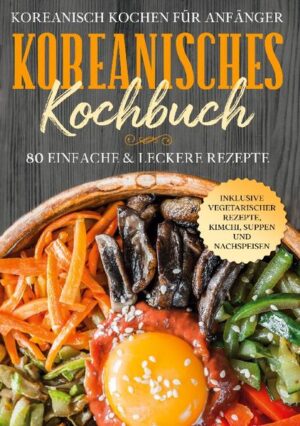 Die koreanische Küche gilt nicht nur als eine der geschmackvollsten Küchen, sondern auch als eine der gesündesten. Sie bietet viele abwechslungsreiche Rezepte, die vor allem in Kombination mit Reis sehr lecker sind. Aber nicht nur Reis, sondern auch Suppen spielen in der koreanischen Küche eine große Rolle. Das zweite Zauberwort in der koreanischen Welt lautet Kimchi. Man bezeichnet Kimchi als die Zubereitung von Gemüse mit Hilfe von Milchsäuregärungsprozessen. Man sagt ihr eine gehörige Portion Vitamin C zu. Sie wird für mehrere Tage im Glas bei warmer Temperatur gelagert und erhält dadurch seinen wundervollen Geschmack. Richtig kombiniert entfalten Reis und Kimchi ein unglaubliches Geschmackserlebnis. Sie bilden den Einklang von Genuss und Wohlbefinden. Doch auch die beliebten Klebereisbällchen, ob als Nachspeise oder als Snack sollten nicht unbeachtet bleiben. Tauchen Sie mit 80 Rezepten Schritt für Schritt in die koreanische Küche ein. Viel Spaß beim Kochen und guten Appetit! Das erwartet Sie: - 80 traditionelle koreanische Rezepte - Leckere Kimchi, Suppen und Soßen Rezepte - Rezepte mit Fisch, Fleisch oder vegetarisch - Frittierte Beilagen und süße Nachspeisen