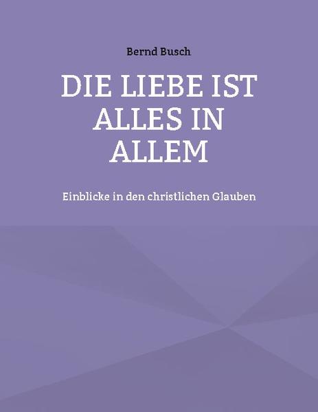 Ein Blick in die Anfänge des christlichen Glaubens seit Jesus von Nazareth zeigt, dass das Wichtigste dieses neuen Glaubens die Liebe ist: die Liebe zu Gott, die Liebe zum Mitmenschen, die Liebe zu sich selbst. Und er zeigt auch, dass dieser Glaube von Anfang an sich in vielfältiger Gestalt entwickelt hat. Davon handelt dieses Buch: Es beschreibt die Grundzüge der Botschaft Jesu in den ersten drei Evangelien, stellt wichtige Glaubensausagen des Paulus vor und macht mit der besonderen Glaubensweise des Evangelisten Johannes bekannt. Es versäumt dabei nicht, die Wurzeln des christlichen Glaubens in der jüdischen Tradition seiner Zeit aufzuzeigen.