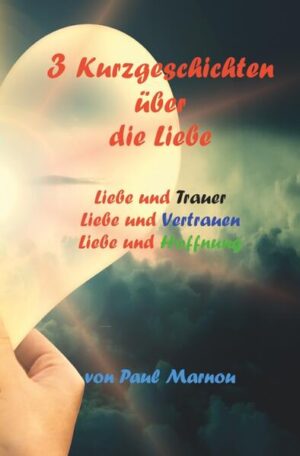 In der ersten Kurzgeschichten wird erzählt, wie wichtig die Liebe in einer Trauerphase für die Menschen ist. Der geliebte Familienvater einer jungen Familie verstirbt wenige Tage vor Weihnachten plötzlich bei einem tragischen Unglücksfall. Die Liebe der Familienmitglieder untereinander und zum verstorbenen Vater machen Wunder möglich. In der zweiten Kurzgeschichte wird eine junge Urlaubsliebe wieder zerrissen, weil ein großes Missverständnis und fehlendes Vertrauen die Liebe zweier Menschen, die noch an die große Liebe glaubten, beinahe zerstören. Zwei gebrochene Menschen bleiben zurück. In der dritten Kurzgeschichte erkennt der Leser, wie wichtig die Hoffnung für eine Liebe ist. Gebete für einen schwerverletzten Geliebten und der feste Glaube an seine vollständige Genesung werden erhört. Liebe, Hoffnung und Zeit heilen auch die schlimmsten Wunden.