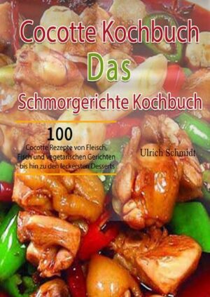 Auf der Such nach köstlichen und einfallsreichen Gerichten für deinen Schmor- oder Römer-Topf? Unter Schmoren wird eine kombinierte Zubereitungsart von Braten, Dünsten und Kochen verstanden, das heißt, dass Fleisch im heißen Fett angebraten wird und anschließend in Wasserdampf und siedender Flüssigkeit weitergegart wird. Das Cocotte Kochbuch - Mit 100 Rezepten für die ganze Familie! Probiers mal mit Gemütlichkeit! Zusammen mit Freunden und Familie am Tisch sitzen und einfach nur genießen - was gibt es Schöneres? Alles lässt sich bequem vorbereiten und die Küche ist bereits aufgeräumt, wenn die Gäste kommen.