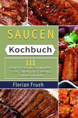 Saucen Kochbuch Zu jedem Gericht gehört auch die passende Sauce, die die Speisen abrundet und zu einem noch besseren Geschmackserlebnis macht. Viele greifen dabei oft zu der einfacheren Variante aus der Tüte. Dabei muss man absolut kein Profikoch sein, um selber köstliche Saucen zu zaubern, die obendrein noch wesentlich besser schmecken. In diesem Kochbuch werden Sie neben den Grundlagen über Saucen, auch eine große Vielfalt an Saucen Rezepten erhalten. Von klassisch, fruchtig, asiatisch über Chutneys, Fonds und mehr. Hier werden Sie zu jedem Gericht und Anlass eine passende Sauce finden. Was Sie in diesem Buch erwartet? Einleitung Wissenswertes über Saucen Warme Grundsaucen: Helle und dunkle Saucen Saucen eindicken, so geht’s! Tipps und Tricks rund um die perfekte Sauce 111 Rezepte Klassische Saucen Fruchtige Saucen Asiatische Saucen Salatsaucen Chutneys Fonds Dessertsaucen