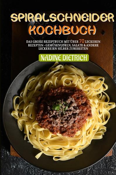 Das große Rezeptbuch mit über 70 leckeren Rezepten - Gemüsenudeln, Salate & Gemüsespaghetti selber zubereiten - Inkl. Low Carb, Vegetarisch, Glutenfrei, Vegan Rezepte Möchtest du Dich gesünder und kalorienbewusster ernähren? Möchtest du Gemüse von einer ganz neuen Seite kennenlernen? Deinen Kindern, die kein Gemüse mögen, Gemüse schmackhaft machen? Viele neue Gerichte ganz ohne Fleisch ausprobieren? Spiralschneider-Experte werden? Dann ist dieses Buch genau richtig für dich! Lerne den Spiralschneider und die vielen Möglichkeiten kennen. Mit dem Spiralschneider Kochbuch wirst Du zum Gemüsekünstler und kannst Gemüse perfekt präsentieren. Mit dem Spiralschneider Kochbuch lernst du wie du vielfältige Gemüsesorten zu Spaghetti verarbeitest und klassische Nudelgerichte ganz neu in Szene setzt.