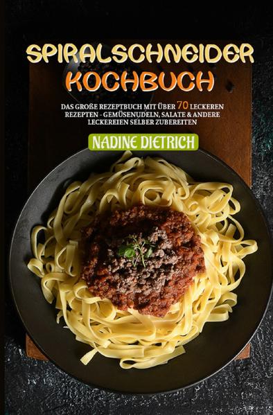 Das große Rezeptbuch mit über 70 leckeren Rezepten - Gemüsenudeln, Salate & Gemüsespaghetti selber zubereiten - Inkl. Low Carb, Vegetarisch, Glutenfrei, Vegan Rezepte Möchtest du Dich gesünder und kalorienbewusster ernähren? Möchtest du Gemüse von einer ganz neuen Seite kennenlernen? Deinen Kindern, die kein Gemüse mögen, Gemüse schmackhaft machen? Viele neue Gerichte ganz ohne Fleisch ausprobieren? Spiralschneider-Experte werden? Dann ist dieses Buch genau richtig für dich! Lerne den Spiralschneider und die vielen Möglichkeiten kennen. Mit dem Spiralschneider Kochbuch wirst Du zum Gemüsekünstler und kannst Gemüse perfekt präsentieren. Mit dem Spiralschneider Kochbuch lernst du wie du vielfältige Gemüsesorten zu Spaghetti verarbeitest und klassische Nudelgerichte ganz neu in Szene setzt.