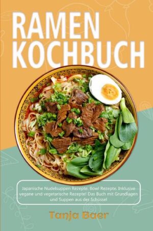 Wollen Sie lernen, wie Sie Ramen traditionell oder auch modern zubereiten können? Dann lesen Sie in diesem Buch ★alles über die Geschichte der japanischen Spezialität ★wie die Nudeln zubereitet werden und wie viele unterschiedliche Ramen-Sorten es gibt ★warum auch die Brühe den Namen “Ramen” trägt ★in welchen asiatischen Gegenden Ramen ebenfalls zur traditionellen Küche gehören ★was besser schmeckt - frisch hergestellte Ramen oder ein Instant-Produkt ★wie Sie die leckeren Rezepte schnell und einfach zu Hause nachkochen können. Unser Ramen Kochbuch, ist dein Begleiter in die japanische Ramen Kochkunst. Verschaffe dir mit diesem Buch Expertenwissen über die außergewöhnliche Kochkunst, erlerne ohne Mühe Japanisch kochen.