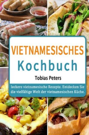 Die besten Rezepte der vietnamesischen Küche. Inklusive Suppen, Salate, Fisch, Fleisch, Reisgerichte, Gebäck und Desserts zum Nachmachen. ★Wird es Ihnen mit Ihren üblichen Speiseplan zu langweilig? ★Haben Sie keine Ahnung, was Sie Ihren Liebsten kochen sollen? ★Kartoffeln, Nudeln, Pommes Frites - Ihnen fehlt die Abwechslung? ★Möchten Sie mal wieder etwas neues ausprobieren? ★Haben Sie Lust, die vietnamesische Küche zu erkunden? Dann ist das “Vietnam Kochbuch” genau das Richtige für Sie. Tauchen Sie ein in die süß-saure Aromawelt von Vietnam. Aus über 50 Provinzen des Landes wurden die besten Rezepte in diesem Buch zusammengefasst. Reis ist genau wie in Asien ein wichtiger Bestandteil der vietnamesischen Küche. Falls Sie nun jedoch denken, dass asiatische und vietnamesische Essgewohnheiten zu 100% miteinander zu vergleichen sind, liegen Sie vollkommen daneben. Denn die vietnamesische Küche hat ihren ganz eigenen Stil. Finden Sie heraus, welche Eigenarten die vietnamesische Küche zu bieten hat und vor allem, wie diese Eigenarten schmecken. Beim Essen ist jedoch noch lange nicht Schluss. Lernen Sie in diesem Buch auch die traditionellen Getränke kennen, die sie auf diese Art sicherlich noch nie gekostet haben. Im “Vietnam Kochbuch” finden Sie Rezepte, die Ihren Gaumen verwöhnen und Ihre Geschmacksnerven verzaubern werden. ★Kochen Sie leckere Suppen wie den vietnamesischen Hot Pot oder auch eine Kürbissuppe à la Vietnam. ★Salat mal anders? Versuchen Sie den Papaya- oder Mangosalat. ★Leichte Kost - leckerer Fisch mit vietnamesischen Gewürzen. ★Gulasch oder Wurst gefällig? Ganz anders schmeckt Fleisch auf die vietnamesische Art. ★Der Reis darf natürlich nicht fehlen. Die leckersten vietnamesischen Reisgerichte gibts in diesem Buch. ★Nachtisch und Gebäck für Schleckermäuler mit Kokos oder Ingwer.