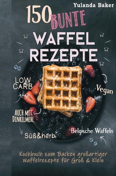 150 Bunte Waffel Rezepte von mir, Yulanda Baker, ist entstanden, weil ich Waffeln einfach liebe. Dieses Kochbuch zum Backen großartiger Waffelrezepte für Groß & Klein bietet Abwechslung, bunte Rezepte & Leckereien aus verschiedenen Ländern. Alles dreht sich rund um Waffeln. Lieber Leser & liebe Leserin, ich freue mich, dass Sie sich für mein Waffel Rezeptebuch entschieden haben und möchte mich ganz herzlich bei Ihnen bedanken. Lieben Sie Waffeln auch so sehr wie ich?Es lässt sich nicht leugnen: Ich liebe Waffeln! Den ganzen lieben Tag lang könnte ich Waffeln essen, zubereiten und an neuen großartigen Rezepten herumfeilen. Es bestehen unendliche viele Möglichkeiten, um Waffeln zuzubereiten. Die einen mögen lieber süße Waffeln und wiederum andere Menschen werden bei herben Waffelrezepten schwach.In diesem Buch finden Sie 150 verschiedene Waffelrezepte für jeden Geschmack. Es sind vor allem folgende Waffelrezepte enthalten: • Klassische Waffelrezepte süßer Art• Rumwaffeln• Französische Waffeln• Belgische Waffeln• Amerikanische Waffeln• Low Carb Waffeln• Vegane Waffeln• Herbe Waffelrezepte mit Fleisch• Herbe vegetarische Rezepte• Waffeln für Kinder• Desserts veganer Art Lasse Sie sich überraschen, was die Welt der Waffel Rezepte alles zu bieten hat. Sie reicht von süß und typisch bekannter Waffel bis hin zur außergewöhnlichen Waffel, welche sogar noch Low Carb ist. In meinem Buch finden Sie 150 bunte Waffel Rezepte, die das Lebe versüßen und auch ebenfalls für herzhaften Genuss und großartige Gaumenfreuden Sorgen. Guten Appetit & viel Vergnügen beim nachmachen! Herzlichst,Ihre Waffelliebhaberin, Yulanda Baker.