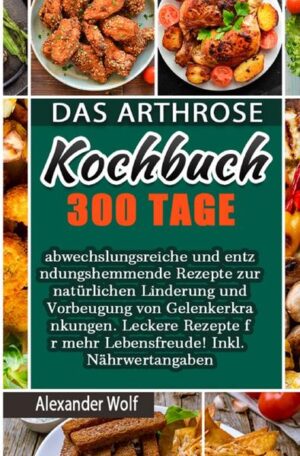 Sie sind überfordert von der Vielzahl an Informationen, die es über die Krankheit Arthrose gibt? Sie suchen einfach nur eine Möglichkeit, Ihre Schmerzen und Beschwerden zu lindern? Sie wollen eine Behandlung mit Schmerztabletten und eine Gelenk-Operation vermeiden? Dieses Buch liefert Ihnen Informationen, Tipps und Rezepte, wie Sie durch kleine Veränderungen Ihrer Ernährungs- und Bewegungsweise große Erfolge hin zu Schmerz- und Bewegungsfreiheit erzielen können! Arthrose kann jeden Menschen treffen, doch auch jeder Mensch kann von sich aus etwas dagegen tun. Schmerzen, Steifheitsgefühle und Bewegungseinschränkungen sind nur einige Beschwerden, die Sie mit einer Arthrose erwarten können. Dieses Buch zeigt Ihnen, wie Sie vor allem letztere zur Schmerzlinderung und Heilung Ihrer Arthrose anwenden können und gibt Ihnen gleichzeitig viele leckere, einfache und gelenkfreundliche Rezepte mit auf den Weg!