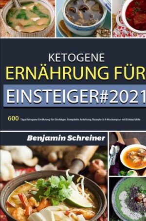 600 Tage Ketogene Ernährung für Einsteiger #2021 Schnelle und gesunde Keto Rezepte zum langfristigen Abnehmen In diesem Buch wird das Thema ketogene Ernährung beschrieben. Es wird genau erklärt, was ketogene Ernährung genau ist und verdeutlicht, welche Vorteile diese Ernährungsform mit sich bringt. Möchten Sie echtes Essen essen (so viel Sie wollen) und in diesem Moment Ihre Gesundheit verbessern und Gewicht verlieren? Es klingt zu schön, um wahr zu sein! Modernste wissenschaftliche Untersuchungen bestätigen die Wirksamkeit dieses Ernährungssystems.