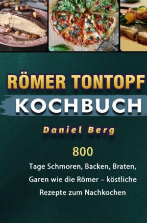 800 Tage Dieses Römer Rezeptbuch bietet Römer Rezepte an und erschafft neue schöne Momente, die in Erinnerung bleiben - Garantiert Neben einer Vielzahl unterschiedlichster Rezepte gibt es Low Carb und vegane Rezepte zum Schlank werden als Bonus dazu! Ihnen ist eine abwechslungsreiche und gesunde Ernährung wichtig? Sie möchten die besten Ergebnisse beim Braten, Kochen und Garen? Sie lieben Gerichte, die lecker und einfach zuzubereiten sind? Der Topf ist aus dem Naturmaterial Ton, mit dem sich viele schmackhafte Gerichte zubereiten lassen. Typische Tontopf Rezepte sind beispielsweise saftige Braten, Speisen mit Hülsenfrüchten, Aufläufe und exotische Gerichte. Sie alle lassen sich schnell und einfach zubereiten.