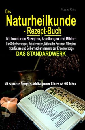 Übrigens: Dieses Buch gibt es auch mit hübschem blauem Umschlag! (Lavendelblüten, blauer Himmel!) Der Inhalt ist identisch. Über dieses Buch: In diesem großen, mächtigen und schweren Werk sind mehrere Hundert Rezepte, Anleitungen, Bilder, übersichtliche Tabellen, dutzende Tee- Rezepte, klassische und außergewöhnliche Rezepte zur Herstellung von Salben, Ölen, Tinkturen, Shampoos, Seifen, Sirups, Mandelmilch, Hafermilch, Quark, Joghurt, Erdnussbutter, Kräuterkissen und vielem mehr! Zusätzlich gibt es übersichtliche Tabellen zur Verwendung und Nutzen von ätherischen Ölen und Räuchermitteln, viele bebilderte Schritt für Schritt- Anleitungen für besonders leichtes Gelingen, einem kleinen Kräuterlexikon mit zusätzlichen Rezepten und vieles vieles mehr. Dieses wuchtige Werk lässt keine Wünsche übrig. Daher ist es auch für Hildegard von Bingen- Freunde ebenso geeignet, wie für alle Kräuterhexen, Selbstversorgerinnen, Selbermacherinnen, Allergikerinnen, Sparfüchsinnen, Gesundheitsbewusste und zur Krisenvorsorge! Ein Muss, für alle, die das Meiste und Beste aus Ihrer Zeit, Gesundheit und Geld herausholen wollen!