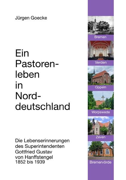 "Ein Pastorenleben in Norddeutschland" sind die Lebenserinnerungen des Superintendenten Gottfried von Hanffstengel - 1852 bis 1939. Ausführlich berichtet er über seine Jugend als Sohn des Pastors von St-Pauli in Bremen. Bildhaft schildert er seine Erlebnisse in den Pfarrhäusern von Verden, Oppeln, Worpswede, Zeven und Bremervörde. Im Mittelpunkt des Buches stehen die tägliche Arbeit in der Gemeinde, die Zusammenarbeit mit seinen Kollegen und Vorgesetzten in der Hannoverschen Landeskirche und das Geschehen in der Familie. Gottfried von Hanffstengel gehört zu einem Pfarrgeschlecht, aus dem zwischen 1716 und 1977 15 Pastoren und Superintendenten hervorgegangen sind. Sie waren mit ihrer Berufung verwachsen und erfüllten die Aufgaben in der evangelischen Kirche überwiegend in ländlichen Regionen. Ein Pastorenleben zwischen Weser und Elbe.