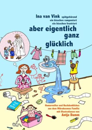 Rebekka und ihre kleine Schwester Emily sorgen dafür, dass es ihren Eltern nie langweilig wird. Babyblues und Brotdosen, Muttertag und Memory, Krippenspiel und Cornflakes, Zahnspange und Zickenalarm. - Situationen zum Aus-der-Haus-Fahren, zum Heulen, zum Schmunzeln, zum Nachdenken ... Man kann so oder so über den Familienalltag und das Leben mit Kindern schreiben. Ina van Vink - spätgebärend, ein bisschen ramponiert, ein bisschen frustriert - tut es mit einem Augenzwinkern, weiß sie doch, dass in Krisenzeiten nichts mehr hilft, als über die Absurditäten des Lebens zu lachen. Und über sich selbst. Wenn die großen Kinder nur noch Deutsch-Rap hören und die Kleinen über Nacht vom knuddeligen Sonnenschein zu hochexplosiven Giftzwergen mutieren und bei der Mutter die Hormone ebenfalls Achterbahn fahren - nur in die andere Richtung -, dann ist es höchste Zeit zurückzublicken und all die vielen kostbaren kleinen Momente auf dem Weg hierher aufzusammeln und gut festzuhalten. Prosaminiaturen, in denen sich jede Mutter und jeder Vater wiederfindet - serviert mit einem dicken Sahnehäubchen Humor, einer Prise Sarkasmus und feinsten Illustrationen von Antje Damm. Eine kleine Liebeserklärung an alle Kinder und Eltern - herzerwärmend, anrührend und witzig! Für alle Eltern - die, die es mal werden wollen, die noch mittendrin stecken, die schon drüber hinweg sind. Und für alle anderen.