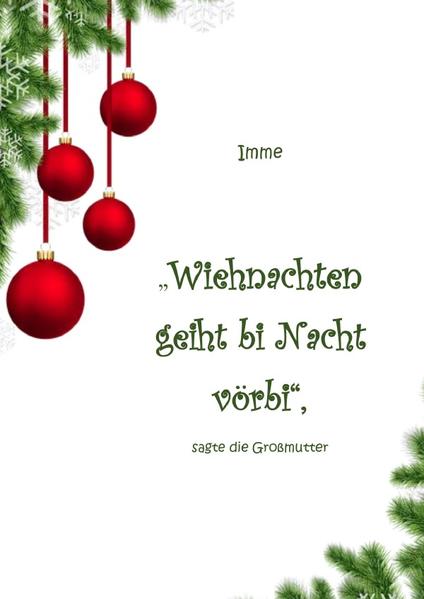 Sechzehn amüsante und nachdenkliche Geschichten: von der ungeduldigen Jule, vom Nikolaus, einer reiselustigen Briefmarke, einem denkwürdigen Krippenspiel, den heiligen drei Königen, vom kleinen Feuerwehrmann, Kindheitserinnerungen , einer zwinkernden Madonna, einer Legende um die Krippe, um Weihnachtsdüfte - und obendrein mit zwei weihnachtlichen Backrezepten aus dem Taunus und der Lüneburger Heide.