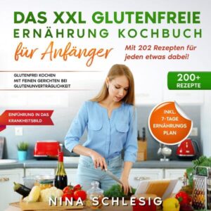 Was ist eine Glutenfreie Diät? Bzw. ein Glutenfreies Kochbuch? Bei einer glutenfreien Diät handelt es sich, vereinfacht ausgedrückt, um eine Diät, bei der glutenhaltige Lebensmittel, vor allem Produkte auf Weizen-, Gersten-, Roggen- und Triticale-Basis, ausgeschlossen werden. Das Hauptziel und die Hauptindikation einer glutenfreien Diät sind die Behandlung der Zöliakie, einer Krankheit, die durch eine Entzündung des Dünndarms aufgrund der Aufnahme von Gluten gekennzeichnet ist. Durch die Beseitigung der Hauptursache für die spezifischen Symptome der Zöliakie oder Glutenunverträglichkeit verhilft die glutenfreie Ernährung Menschen, die unter einer erhöhten Glutenempfindlichkeit leiden, zu einem fast normalen Leben mit weniger Symptomen oder Komplikationen. Du bist, was du isst! Lernen Sie, welche Lebensmittel Sie einbeziehen oder meiden sollten um glutenfrei kochen zu können. Die Grundlage einer glutenfreien Ernährung ist zwar der Verzicht auf bestimmte Lebensmittel, aber Sie sollten auch lernen, welche Lebensmittel Sie bedenkenlos essen können. Es gibt viele von Natur aus glutenfreie Lebensmittel, die Sie trotzdem genießen können und die zudem lecker und gesund sind. Konzentrieren Sie sich beim Einkaufen auf den Umkreis Ihres Lebensmittelgeschäfts: Gemüse, Obst, Fisch, Geflügel, Fleisch und Milchprodukte sind ein guter Anfang. In ihrer natürlichen Form, ohne Zusatz von möglicherweise glutenhaltigen Aromastoffen oder Zutaten, sind diese Lebensmittel glutenfrei und gehören zu den Grundnahrungsmitteln einer glutenfreien Ernährung. Sie suchen nach einem guten Buch um Ihre Glutenunverträglichkeit in den Griff zu bekommen? das Glutenfrei Kochbuch kann Ihnen dabei gute Ansätze liefern. Sind Sie auf der Suche nach … ✅ Tipps & Tricks für die Zubereitung von leckeren Gerichten ✅ Den richtigen Zutaten für Glutenarme Ernährung ✅ 200+ Glutenfreie Rezepte ✅ Kurze Einführung in das Thema ✅ Spaß und Freude Neues zu probieren