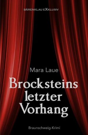 Daniel Brockstein spielt auf der Bühne der Braunschweiger "Komödie am Altstadtmarkt" hingebungsvoll den Sterbenden. Doch als Brockstein und der Vorhang fallen, ist der Tod des Schauspielers echt: Er wurde vergiftet. Obwohl der Kreis der Verdächtigen zunächst groß ist, ahnt Oberkommissarin Simona Heller recht schnell, wer der Täter ist. Aber sie kann ihm die Tat nicht nachweisen, und der Mörder lacht sich siegessicher ins Fäustchen. Doch der Schein trügt nicht nur auf der Bühne, und Brocksteins letzter Vorhang ist noch lange nicht gefallen. Dieser Roman gewann 2012 ein Tatort-Töwerland-Literaturstipendium der Insel Juist.