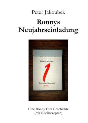 Eine Ronny Hirt Geschichte - Special Edition Der Sozialarbeiter, Ronald Hirt, la?dt zum Neujahrsessen ein. Mit seinen liebsten vier Menschen verbringt er einen kulinarischen Abend. Jedem Gast wird sein Wunschmenü gekocht, dazu den passenden Wein serviert. Die Rezepte dieser vier Gerichte sind im Büchlein beschrieben und einfach nachzukochen. Die Weine wurden durch einen Winzer aus der Zürichsee-Region speziell zu jedem Menü passend abgestimmt. Zum Schluss wird eine Nachspeise eines Spitzenkochs aus Zürich präsentiert.