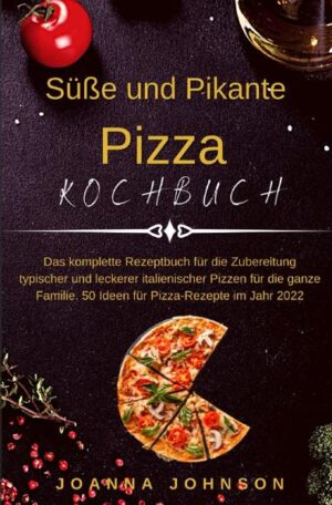 Möchten Sie wissen, wie man echte italienische Pizza von Grund auf in Ihrer eigenen Küche zubereitet? Pizza ist heute das meistverzehrte Lebensmittel der Welt, und die Gründe dafür liegen auf der Hand: Sie ist wirklich lecker, schmackhaft und einfach zuzubereiten. Obwohl sie ein so beliebtes Gericht ist, ziehen es leider viele Menschen vor, Tiefkühlpizza oder Fertigpizza zu kaufen. Viele glauben, dass es sehr schwierig ist, eine gute selbstgemachte Pizza zuzubereiten, während andere, die sich für fähig halten, nicht über sich hinauswachsen, weil sie noch nicht das richtige Know-how haben, um eine außergewöhnliche selbstgemachte Pizza zu machen. Mit diesem Buch möchte Joanna Johnson ihre Techniken und Erfahrungen mit allen Hausfrauen und -männern teilen, um echte Pizza nach italienischer Tradition zuzubereiten, und zwar auf die einfachste Weise und Schritt für Schritt. In diesem italienischen Kochbuch finden Sie: •Wie man den traditionellen italienischen Teig Schritt für Schritt zubereitet •Wie man Tomatensauce zubereitet •Hausgemachte Pizzarezepte Schritt für Schritt •Wie man Pizza mit verschiedenen Arten von Öfen zubereitet •Und noch viel mehr! Außerdem können Sie dieses Rezeptbuch für die ersten Gänge dank des kleinen Taschenformats immer bei sich tragen. Wenn Sie sich selbst, Ihre Familie oder Ihre Gäste beim Abendessen beeindrucken wollen, indem Sie sie in die Aromen und die Tradition der hausgemachten italienischen Pizza eintauchen lassen. ★★ Jetzt kaufen ★★