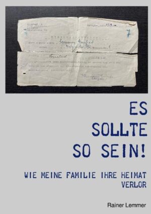 Im Nachlass von meinem Vater befand sich ein altes, ziemlich zerfleddertes Büchlein, mit Tintenfüller handgeschrieben in altdeutscher Schrift, ohne Namen des Besitzers. Meine Mutter sagte mir: „Das ist von Deinem Uropa, von der Flucht! - die waren Flüchtlinge „von Drüben“. Ich kann die altdeutsche Schrift nicht lesen, konnte aber im ersten Satz das folgende entziffern: Am 22. Januar 1945, früh 8:00 Uhr wurde uns von der Ortsgruppe Wildenbruch bekannt gegeben, dass wir uns um neun einhalb Uhr in der Turnhalle in der Lohestraße zum Abtransport einzufinden haben. Als Gepäck durfte das mitgenommen werden, was man gerade tragen konnte.