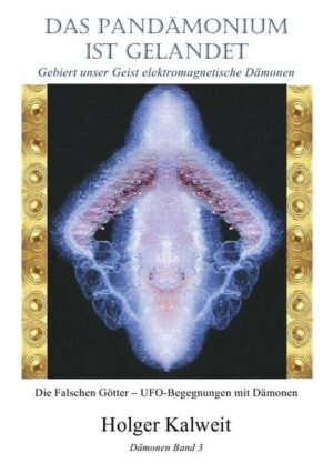 Ein Handbuch der seelischen Dämonologie Unsere Seele ist ein elektromagnetischer Körper. Gefühle und Gedanken sind keine Luftgespinste, sie reichen vom Elektromagnetismus hinauf in die feinsten Langwellen- Strahlen. Unsere Seele haust in Wellenbergen und Strahlengürteln des Alls. Jeder Gedanke ist eine physikalische Tat, jedes Gefühl ein elektrischer Strahl! Unsere Erlebnisse sind gespeichert im Schwerkraftfeld des Planeten. Das Superspektrum aus den verschiedenen Strahlen ruht in einem Einheitsmeer in dem alles jedes beeinflusst. Das ist der dritte Band des UFO- Jägers Kalweit und die Geburt einer neuen Wissenschaft: der Schwerkraft- Psychologie. Anhand von Fallbeispielen zeigte sich Kalweit, daß UFO- Sichtungen und - Begegnungen unserem eigenen Geist entspringen können und das wurde in der Antike Dämonen genannt. Unsere Psyche als elektromagnetische Kraft kann je nach Gefühl und Gedanken ihr materielles Umfeld verändern. Starke Gedanken und Gefühle greifen in die Strahlen- Basis der Materie, die Schwerkraft, die Elektrizität und den Magnetismus ein und verändern still und leise die Welt. Wir sind neben dem Strahlenspektrum der Natur Mitschöpfer des Geschehens auf der Erde. Wir erzeugen unbewußt Gutes und Böses, dämonische und göttliche Wirkungen. Wir stehen mit allem über unser hohes seelisches Strahlungsfeld in Verbindung. Ja, wir beeinflussen die Schwerkraft der Materie. Die Seele ist ein gefährlicher Apparat, daher versucht der Weise sie zu bändigen durch Moral und Ethik und Weisheit. Heute fädelt unser dämonischer Strahlengeist die Apokalypse ein