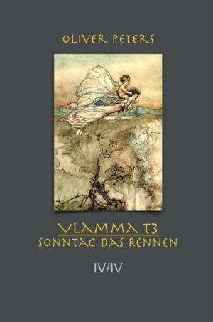 Es ist ein Fluch. Die glücklose Fee Hagen Finwe ist seit 1978 an den Wünschen eines Kindes gebunden, das ihm das Leben rettete. Seitdem tüftelt er an einem Rennmotor. Die Quadrologie »Vlamma T3« gibt Einblick, welche Auswirkungen die unglückliche Entwicklung für Mensch und Fabelwesen hat. Der vierte Band führt den Leser durch die letzten Vorbereitungen auf das große Rennen am Sonntag, das das Schicksal der Welt entscheidet. Die Quadrologie Vlamma T3 erzählt die Geschichte der Grauen Fee, deren Märchen beispiellos an der menschlichen Natur scheitert. Teil 1: Jurij Potrenko : Teil 2: Das Hotel Blu : Teil 3: Watanabes Tod : Teil 4: Sonntag das Rennen