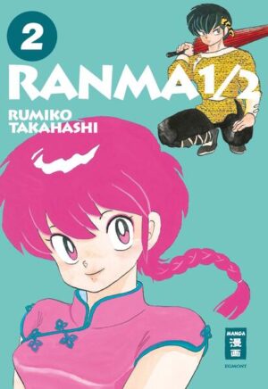 Ranma ½ - Die Neuauflage des Kult- Klassikers von Rumiko Takahashi Der Klassiker Ranma 1/2 ist bekannt für jede Menge Humor, Missverständnisse und verrückte Wendungen. Die Neuauflage umfasst 20 Bände mit jeweils 354 Seiten, plus 2 Farbseiten, und wurde sowohl optisch als auch inhaltlich vollständig überarbeitet. Erstmals erscheint die deutsche Ausgabe in japanischer Leserichtung. Als Bonus enthält jeder Band ein Exklusivinterview mit Rumiko Takahashi. Inhalt Band 2: Als Kampfsportler kann Ranma einem guten Kampf einfach nicht widerstehen und ist sich für keinen Gegner zu schade. So bleibt es natürlich nicht nur bei seinem orientierungslosen, alten Rivalen Ryoga. Ranma stellt sich auch einer chinesischen Amazone namens Shampoo, die geschworen hat, ihn zu töten! Mit der New Edition von Ranma 1/2 erscheint DER Klassiker von Rumiko Takahashi endlich in neuer Auflage. Die Bände sind ein Muss für jeden Fan der Kult- Mangaka und gehören in jede gute Manga- Sammlung!