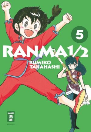 Ranma ½ - Die Neuauflage des Kult- Klassikers von Rumiko Takahashi Der Klassiker Ranma 1/2 ist bekannt für jede Menge Humor, Missverständnisse und verrückte Wendungen. Die Neuauflage umfasst 20 Bände mit jeweils 354 Seiten, plus 2 Farbseiten, und wurde sowohl optisch als auch inhaltlich vollständig überarbeitet. Erstmals erscheint die deutsche Ausgabe in japanischer Leserichtung. Als Bonus enthält jeder Band ein Exklusivinterview mit Rumiko Takahashi. Inhalt Band 5: Und wieder trifft Ranma auf eine neue Rivalin: Ukyo, die Meisterin in der Zubereitung von Okonomiyaki - traditionellen Kohlpfannkuchen! Es scheint, als hätten Ranma und sein Vater vor zehn Jahren ihren Okonomiyaki- Stand gestohlen. Jetzt ist sie gekommen, um sich endlich an den beiden zu rächen … Mit der New Edition von Ranma 1/2 erscheint DER Klassiker von Rumiko Takahashi endlich in neuer Auflage. Die Bände sind ein Muss für jeden Fan der Kult- Mangaka und gehören in jede gute Manga- Sammlung!