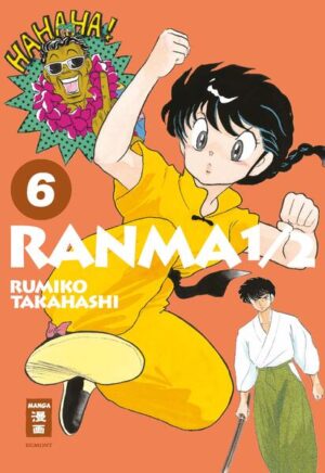 Ranma ½ - Die Neuauflage des Kult- Klassikers von Rumiko Takahashi Der Klassiker Ranma 1/2 ist bekannt für jede Menge Humor, Missverständnisse und verrückte Wendungen. Die Neuauflage umfasst 20 Bände mit jeweils 354 Seiten, plus 2 Farbseiten, und wurde sowohl optisch als auch inhaltlich vollständig überarbeitet. Erstmals erscheint die deutsche Ausgabe in japanischer Leserichtung. Als Bonus enthält jeder Band ein Exklusivinterview mit Rumiko Takahashi. Inhalt Band 6: Mousse ist zurück und er hat nur ein Ziel: Shampoos Herz zu gewinnen! Wenn ihm nur Ranma nicht im Weg wäre. Um ihn zu beseitigen, stellt Mousse ihm eine Falle. Er nimmt Akane als Geisel und droht, sie in eine Ente zu verwandeln. Kann Ranma sich gegen diesen Meister der Kampfkunst behaupten … der auch noch mit versteckten Waffen kämpft? Mit der New Edition von Ranma 1/2 erscheint DER Klassiker von Rumiko Takahashi endlich in neuer Auflage. Die Bände sind ein Muss für jeden Fan der Kult- Mangaka und gehören in jede gute Manga- Sammlung!