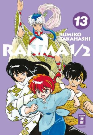 Ranma ½ – Die Neuauflage des Kult-Klassikers von Rumiko Takahashi Der Klassiker Ranma 1/2 ist bekannt für jede Menge Humor, Missverständnisse und verrückte Wendungen. Die Neuauflage umfasst 20 Bände mit jeweils 354 Seiten, plus 2 Farbseiten, und wurde sowohl optisch als auch inhaltlich vollständig überarbeitet. Erstmals erscheint die deutsche Ausgabe in japanischer Leserichtung. Als Bonus enthält jeder Band ein Exklusivinterview mit Rumiko Takahashi. Inhalt Band 13: Ranma muss gegen Herb antreten, einen furchterregenden Gegner aus China. Nachdem er mit dem Wasser aus dem Chisui – dem uralten Kübel aus der Jako-Dynastie – übergossen wurde, kann er sich nicht mehr in einen Mann zurückverwandeln … selbst, wenn er in heißes Wasser getaucht wird! Mit der New Edition von Ranma 1/2 erscheint DER Klassiker von Rumiko Takahashi endlich in neuer Auflage. Die Bände sind ein Muss für jeden Fan der Kult-Mangaka und gehören in jede gute Manga-Sammlung!