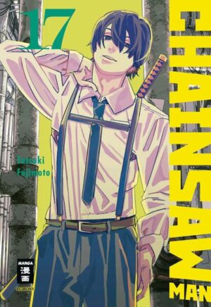 CHAINSAW MAN – An diesem Hype führt kein Weg vorbei! Wer sich in den letzten Jahren auch nur ein wenig mit Anime und Manga beschäftigt hat, der wird unweigerlich von Chainsaw Man gehört haben. Mit seinem abgedrehten Mix aus Humor, Spannung und jeder Menge Action hat Tatsuki Fujimotos Mega-Hit nicht nur die Herzen japanischer Manga-Fans erobert – auch Deutschland ist im Chainsaw-Man-Fieber! Inhalt Band 17: Die Chainsaw-Man-Kirche ist ins Fadenkreuz der Behörde für Öffentliche Sicherheit geraten und wird von deren Agenten gnadenlos auseinandergenommen. Auch Asa, die seit kurzem Aushängeschild der Kirche ist, steht auf der Abschussliste. Während es ihr nur dank Yorus Hilfe gelingt, der Behörde zu entkommen, verwandelt sich die gesamte Stadt in ein grausames Schlachtfeld… „Blutig, lustig und actiongeladen.“ – Manga Passion.