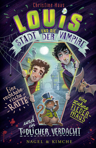 Zwei getrennte Welten. Ein Pakt zwischen Menschen und Vampiren, der seit Jahrhunderten vergessen ist. Bis jemand diesen Pakt zu untergraben versucht. Louis gerät zwischen die Fronten und soll das Gleichgewicht der Welten wieder herstellen. In der Stadt der Vampire ist es noch viel unheimlicher als befürchtet. Hier flattern Fledermäuse statt Vögeln herum, Gaslaternen flackern und es werden Särge feilgeboten. Und vor allem leben hier sehr viele Vampire mit sehr scharfen Zähnen. Louis trifft dort zum Glück auf den Vampirjungen Ben, der ihm bei seiner Aufgabe helfen will. Er stammt aus einer vegetarischen Vampirfamilie und auch seine Eltern haben Menschen in Not geholfen - bis Bens Vater vor zwei Wochen spurlos verschwunden ist. Wer steckt hinter den seit einiger Zeit ausbleibenden Blutlieferungen der Menschen? Hat diese Person am Ende auch etwas mit dem Verschwinden von Bens Vater zu tun, immerhin dem bekanntesten Vampir, der sich für den Frieden einsetzt?