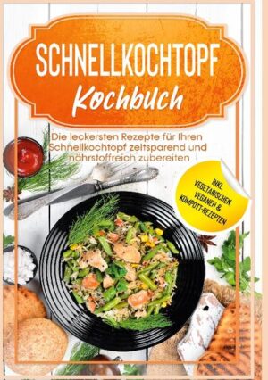 Schneller, geschmacksintensiver, unkomplizierter - einfach besser kochen mit dem Schnellkochtopf ,,Schnellkochtopf'' klingt nach überschätztem Utensil, das Oma noch aus Prinzip verwendet hat? Ein Haushaltshit der 60er, für den in der leichten Küche des 21. Jahrhunderts weder Platz noch Notwendigkeit ist? Falsch gedacht! Denn der Turbo-Alleskönner punktet auch heute noch mit unschlagbaren Vorteilen: Intensive Aromen, unendliche Vielfalt in der Gerichteauswahl - und natürlich Hochgeschwindigkeit! Wie Sie von seinen Fähigkeiten so richtig profitieren können, zeigt Ihnen mit einer Fülle an köstlichen, speziell darauf zugeschnittenen Rezepten dieses vielfältige Kochbuch. Heutzutage wollen so viele Menschen wie nie gesund, lecker und selbstgemacht essen und haben gleichzeitig so wenig Zeit wie nie fürs Kochen. Da bietet sich der Schnellkochtopf als Verbündeter geradezu an: Er zaubert Ihnen klassische Fleisch- und Fischgerichte genauso blitzschnell auf den Tisch wie vegetarische und vegane Köstlichkeiten und sogar bei Beilagen, süßer Nachspeise oder Marmelade lässt er Sie nicht im Stich - und das alles in Rekordgeschwindigkeit. Optimal eingesetzt spart er so eine Menge Energie und erhält viele wertvolle Vitamine - wie genau, das zeigen Ihnen die Rezepte in diesem Buch. Also probieren Sie sich durch Eintöpfe, Risottos & Ragouts und genießen Sie den unverwechselbaren Geschmack der Schnellkochtopfgerichte! Dieses Kochbuch zeigt Ihnen die Vielfältigkeit des Schnellkochtopfuniversums: Es liefert einfach nachzukochende Rezepte beliebter Klassiker genauso wie Inspirationen der gesundheitsbewussten Küche, versorgt Sie mit präzisen Anleitungen und macht aus Ihnen und Ihrem Schnellkochtopf ein eingespieltes Küchen-Dream-Team. Ganz gleich, ob Sie bereits Küchenprofi sind oder erstmals den Kochlöffel schwingen, ob Sie Ihre Kochkunst raffinieren oder Ihre Ernährung effizienter und zeitsparender gestalten möchten - hier werden Sie in jedem Falle fündig!